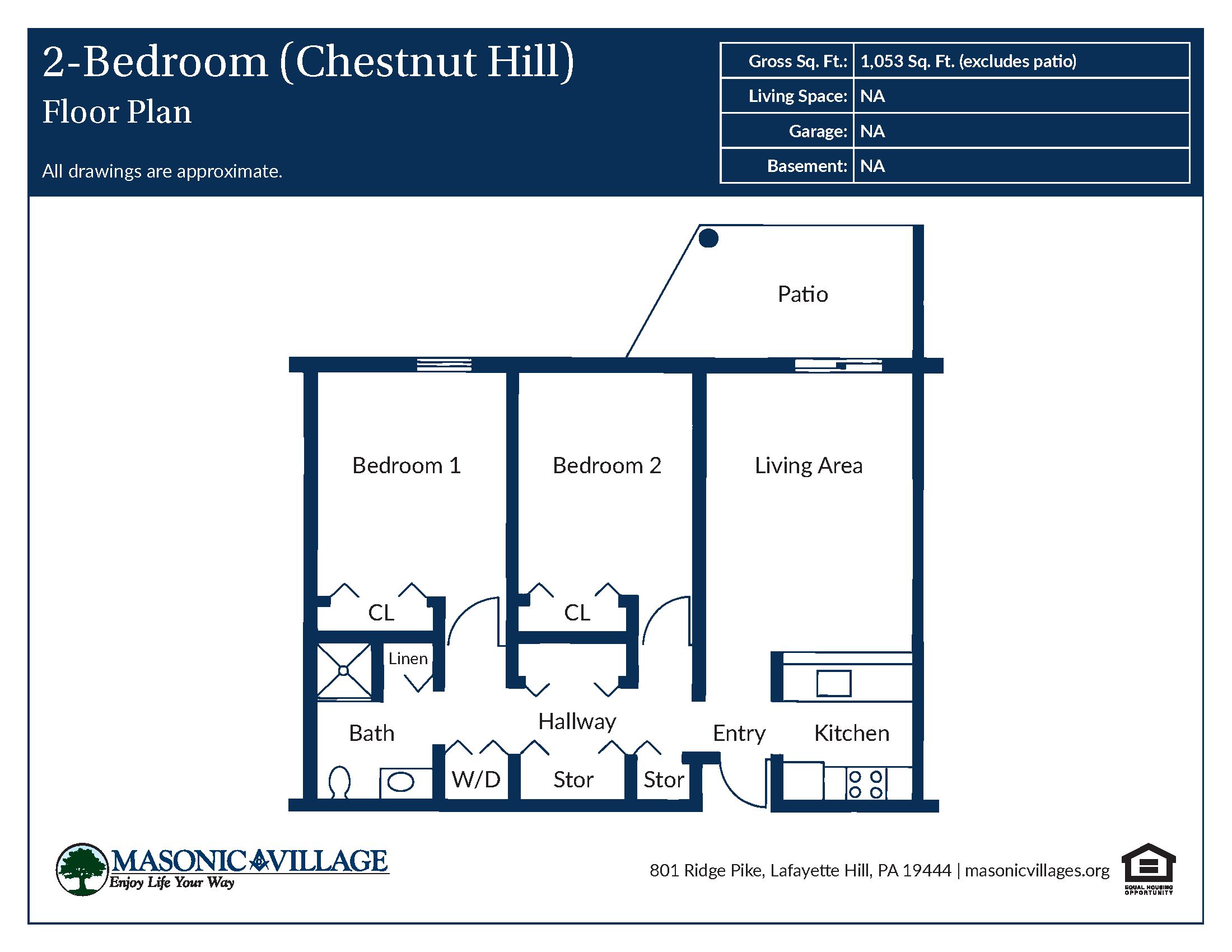 Apartment Type Chestnut Hill Floor Plan