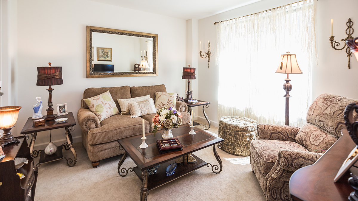 Interior of apartment living room