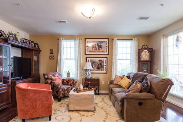 interior of apartment living room